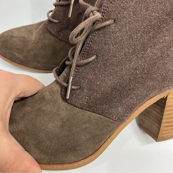 Toms brown Lunata booties mixed media size 9 - Picture 4 of 8
